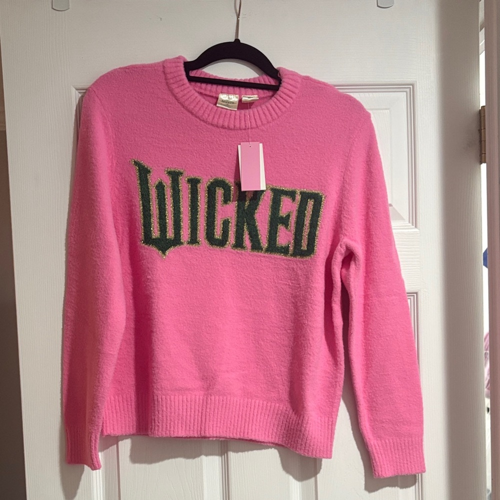 Wicked Pink Crew Neck Sweater